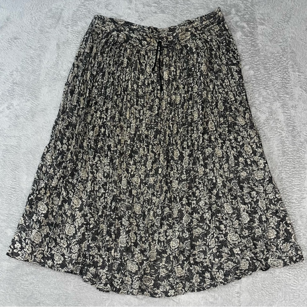 SHORT CIRCUIT Skirt Floral Midi Drawstring OS Boho Festival Gypsy Cottagecore